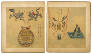 Taoistische Alchemie von Qing Dynasty Chinese School