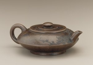 Teekanne mit falscher Marke von Gong Chun, Yixing, Provinz Jiangsu