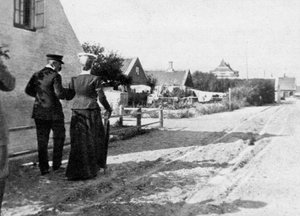 Landung in Skagen, Dänemark, 1908 von Queen Alexandra