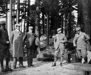 Der Herzog von Connaught und seine Jagdgesellschaft