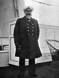 Der Lotse während der königlichen Yachtreise nach Norwegen, 1904-1908