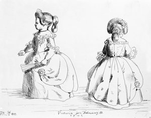 Victoria, die Prinzessin Royal, 1843 von Queen Victoria