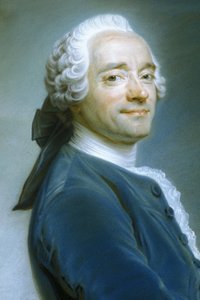 Quentin Latour (1704-1788) - Selbstporträt mit Spitzenkragen, um 1751 von Quentin de la Latour