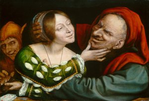 Ungleiches Liebespaar, ca. 1520-1525