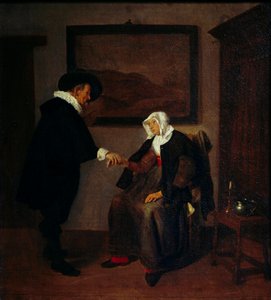 Beratung von Quiringh Gerritsz. van Brekelenkam