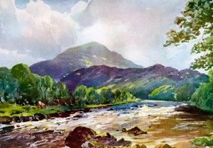 Am Teith in der Nähe von Callander, Perthshire