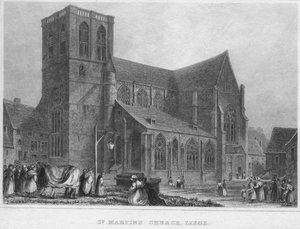 St. Martins Kirche, Lüttich, 1850