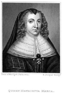 Henrietta Maria 1609-1669, Königin Gemahlin von König Karl I. 1600-1649, 19. Jahrhundert von R. Cooper