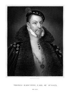 Thomas Radclyffe, 3. Earl of Sussex, Lord-Lieutenant von Irland, 1823