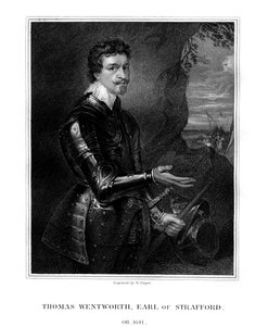 Thomas Wentworth, 1. Earl of Strafford, englischer Staatsmann, 1823 von R. Cooper