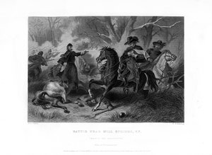 Tod von General Felix Zollicoffer, Schlacht von Mill Springs, Kentucky, 19. Januar 1862, 1862-1867