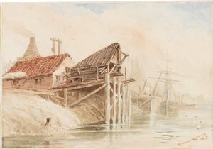 Alte Kohleverschiffungsstaithes bei Wallsend