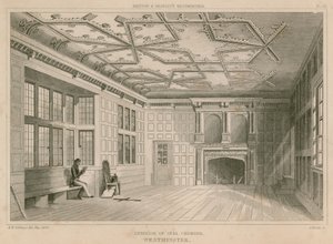 Innenansicht der Sternkammer, Westminster von R. W. Billings