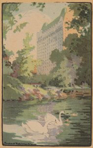 Hotel Plaza vom Central Park, 1914