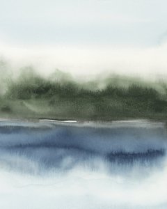 Serene abstrakte Landschaft