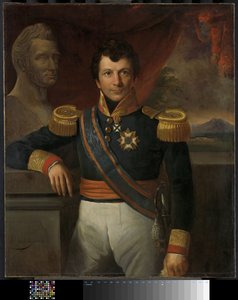 Porträt von Johannes, Graf van den Bosch, Generalgouverneur der Niederländisch-Ostindien von Raden Sarief Bastaman Saleh
