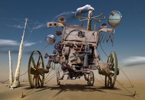 Steampunk-Wüstenmaschine von Radoslav Penchev
