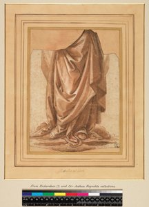 Draperiestudie, vor 1524