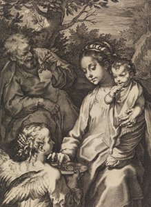 Die Heilige Familie mit der Breischüssel