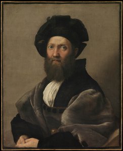 Porträt von Baldassare Castiglione, ca. 1515 von Raffaello Sanzio Raphael