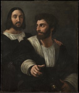 Selbstporträt mit einem Freund Doppelporträt, 1519
