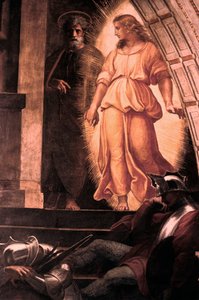 Die Befreiung des Heiligen Petrus (Detail), 1514