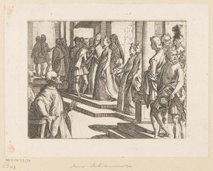 Verlobung von Margaretha von Österreich und König Philipp III. von Raffaello Schiaminossi