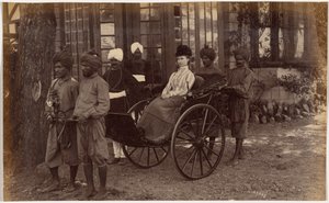 Miss Lyall, Shimla von Raja Deen Dayal
