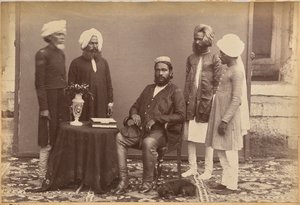 Ramkishore Singh, Rewa (recto, oben) von Raja Deen Dayal