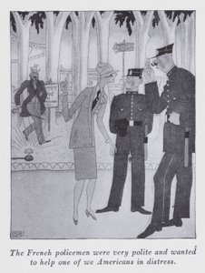Illustration für "But Gentlemen Marry Brunettes" von Anita Loos von Ralph Barton