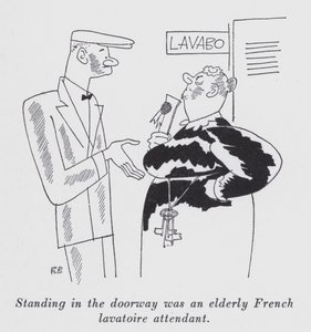 Illustration für "But Gentlemen Marry Brunettes" von Anita Loos von Ralph Barton