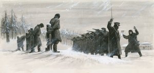Eine letzte Minute Begnadigung rettete Fjodor Dostojewski vor dem Erschießungskommando von Ralph Bruce