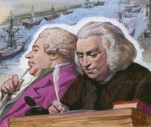 Dr. Johnson und Boswell auf ihrer Reise zu den westlichen Inseln von Ralph Bruce