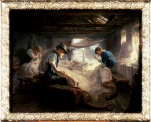 Das Segelloft, 1908 von Ralph Hedley