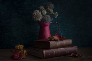 Herbst Bücher und Krug von Ramiz Sahin
