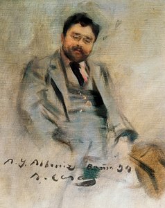 Porträt von Isaac Albeniz im Alter von 34 Jahren