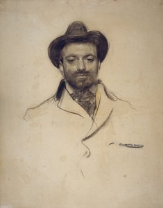 Porträt von Josep Maria Sert 1874-1945 von Ramon Casas i Carbo