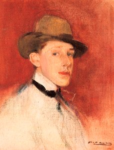 Studie für ein Porträt von König Alfons XIII. (oder Alphonse de Bourbon) (1886-1941) (Detail) von Ramon Casas i Carbo
