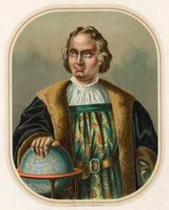 Christoph Kolumbus mit Globus