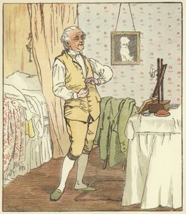 Eine Elegie über den Tod eines verrückten Hundes von Randolph Caldecott
