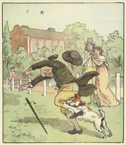 Eine Elegie über den Tod eines verrückten Hundes von Randolph Caldecott