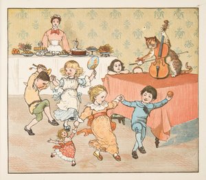 Hey, diddle, diddle, aus The Hey Diddle Diddle Picture Book, veröffentlicht 1882