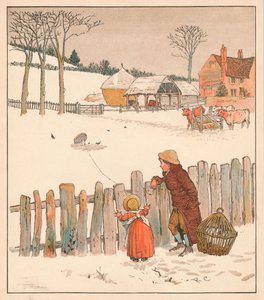 Die Vogelfalle, Mitte bis Ende 19. Jahrhundert von Randolph Caldecott