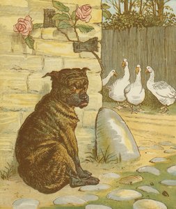 Das Haus, das Jack baute, Illustration von Randolph Caldecott von Randolph Caldecott