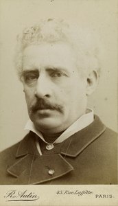 Porträt des Komponisten Olivier Métra 1830-1889, ca. 1870