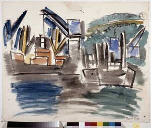 Frachtschiffe von Raoul Dufy