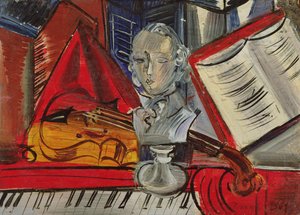 Hommage an Mozart von Raoul Dufy