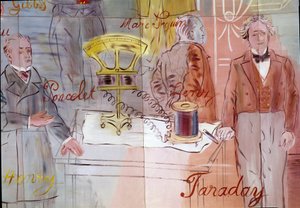 Die Fee Elektrizität, (Detail)