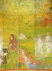 La Fée Électricité, Detail der rechten Seite von Raoul Dufy