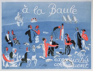 Plakat für das Seebad La Baule